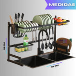 Escurridor Platero Metalico 2 Niveles